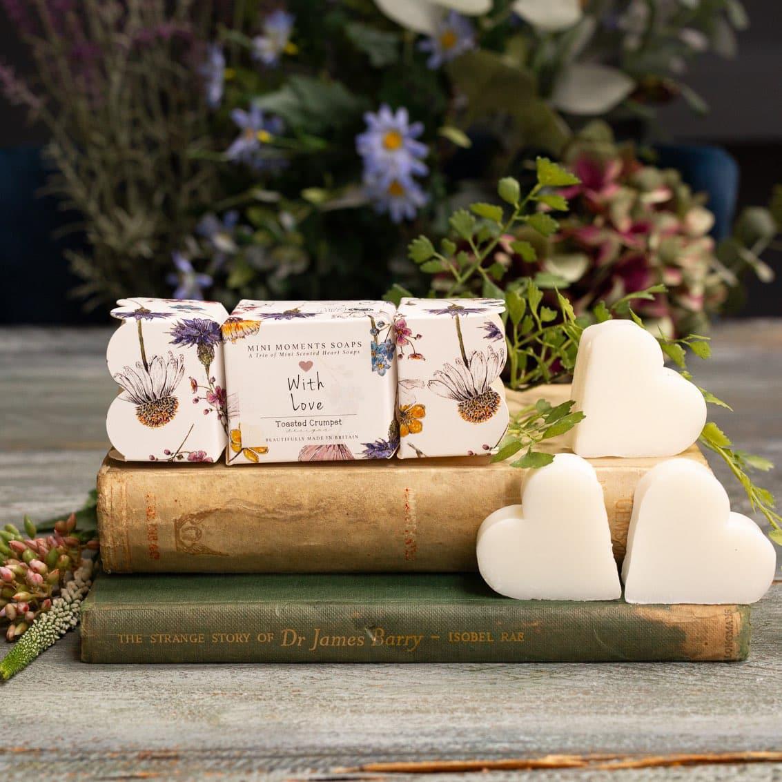 Regency Gardens Mini Heart Soaps